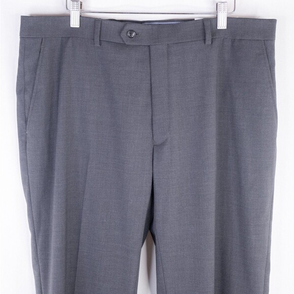 NWT Tommy Hilfiger 2-Pcs Suit Solid Gray Jacket Sz 38S Pants 36X34 Wool Blend - Picture 16 of 16